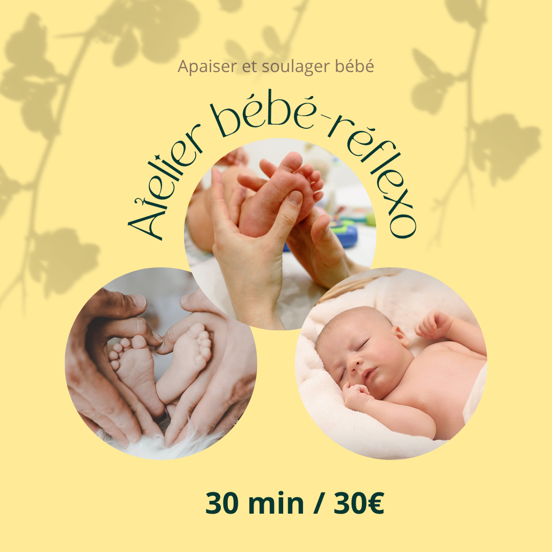 Atelier réflexologie bébé à Argentan et ses alentours